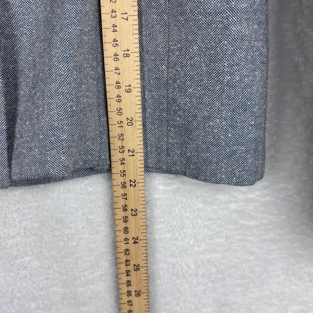 Pendleton Wool Silk Blazer Petite Gray Herringbon… - image 7